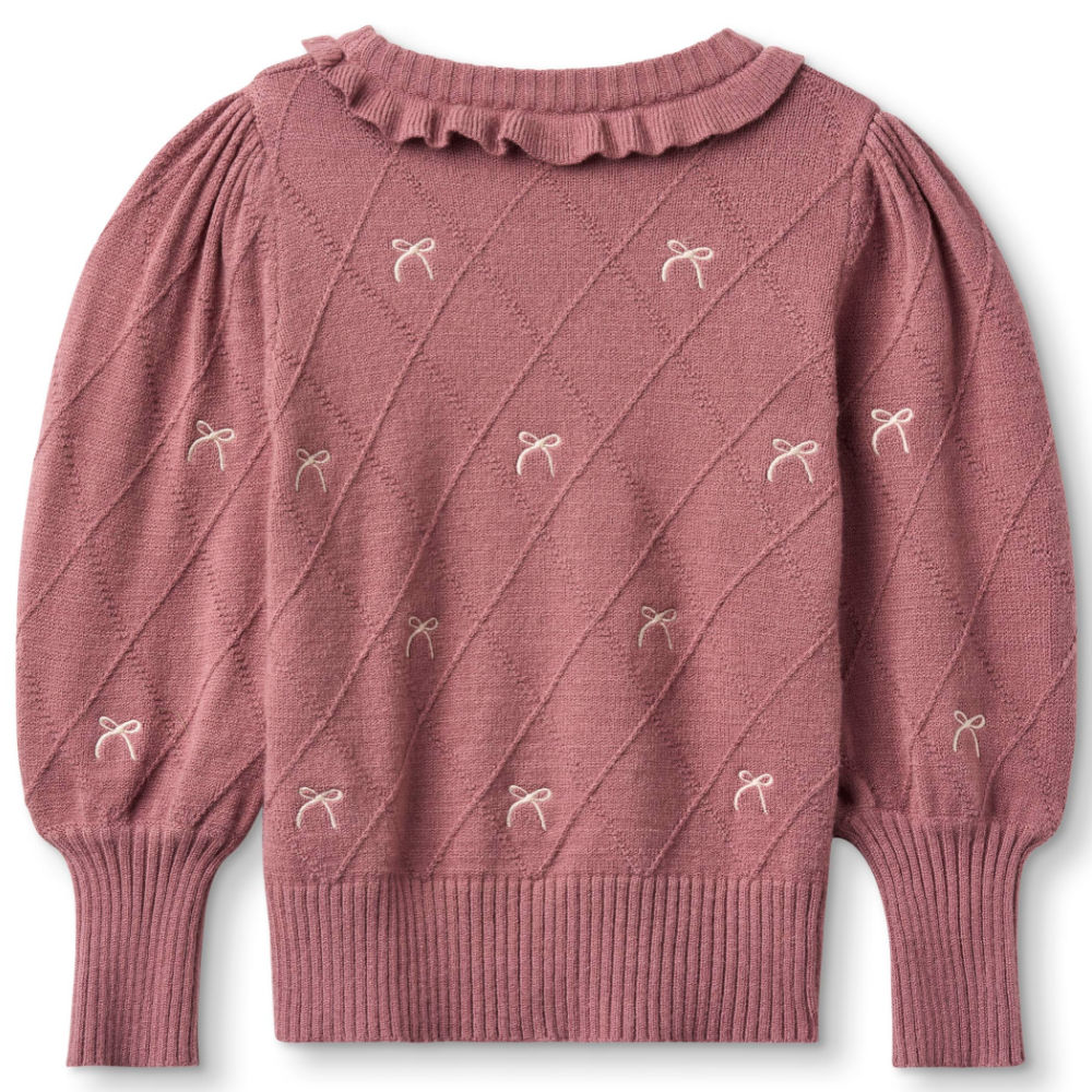 FX1878 - ALON BOW BLOUSE - ASH ROSE - Extra 1