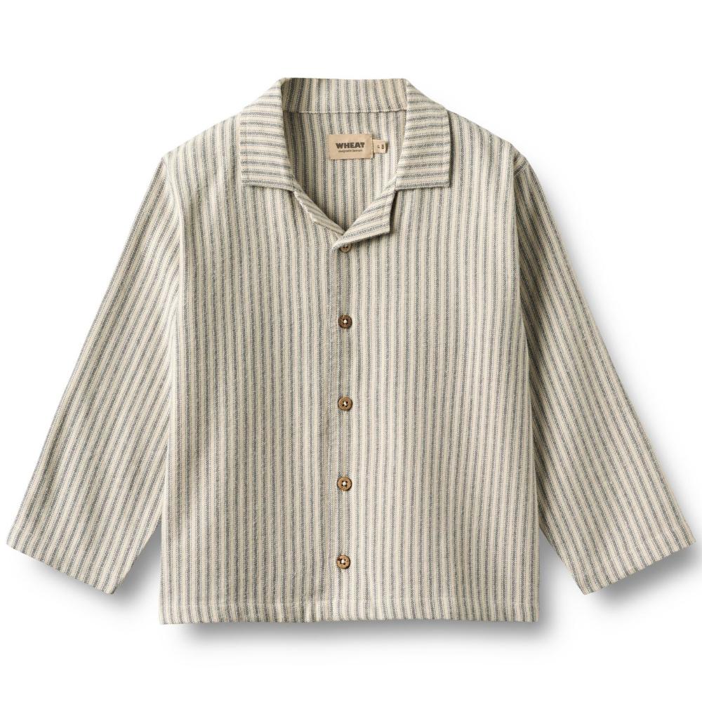 3166-402-GOTS - Pyjamas Madison - 9585 blue stripe - Extra 2