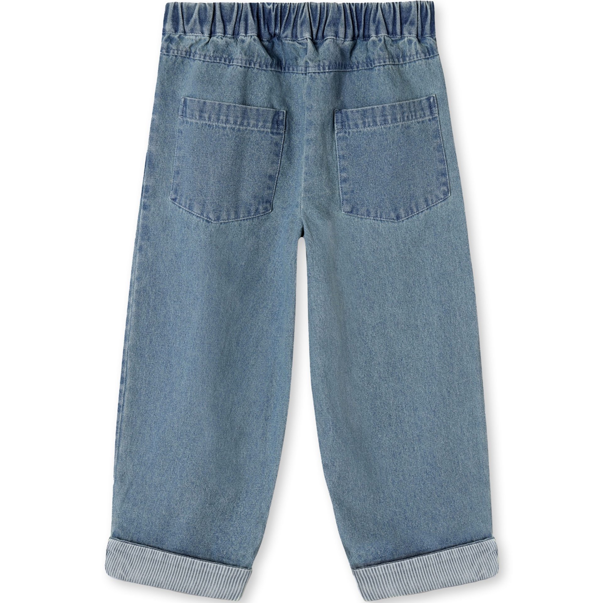 F1956 - DON CONTRAST PANT - MEDIUM DENIM BLUE - Extra 1