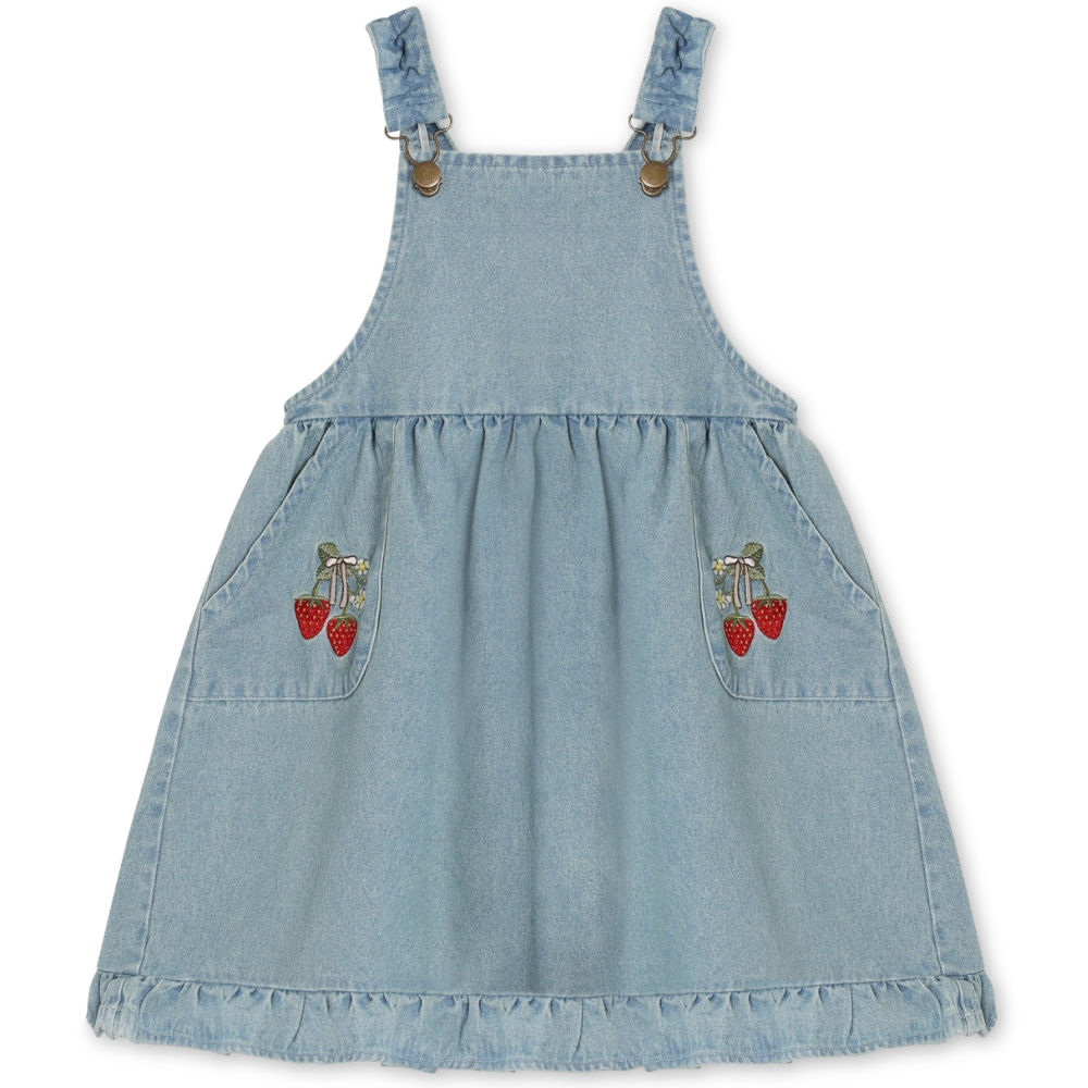 F1958 - DON EMBR SPENCER DRESS - LIGHT DENIM BLUE - Main