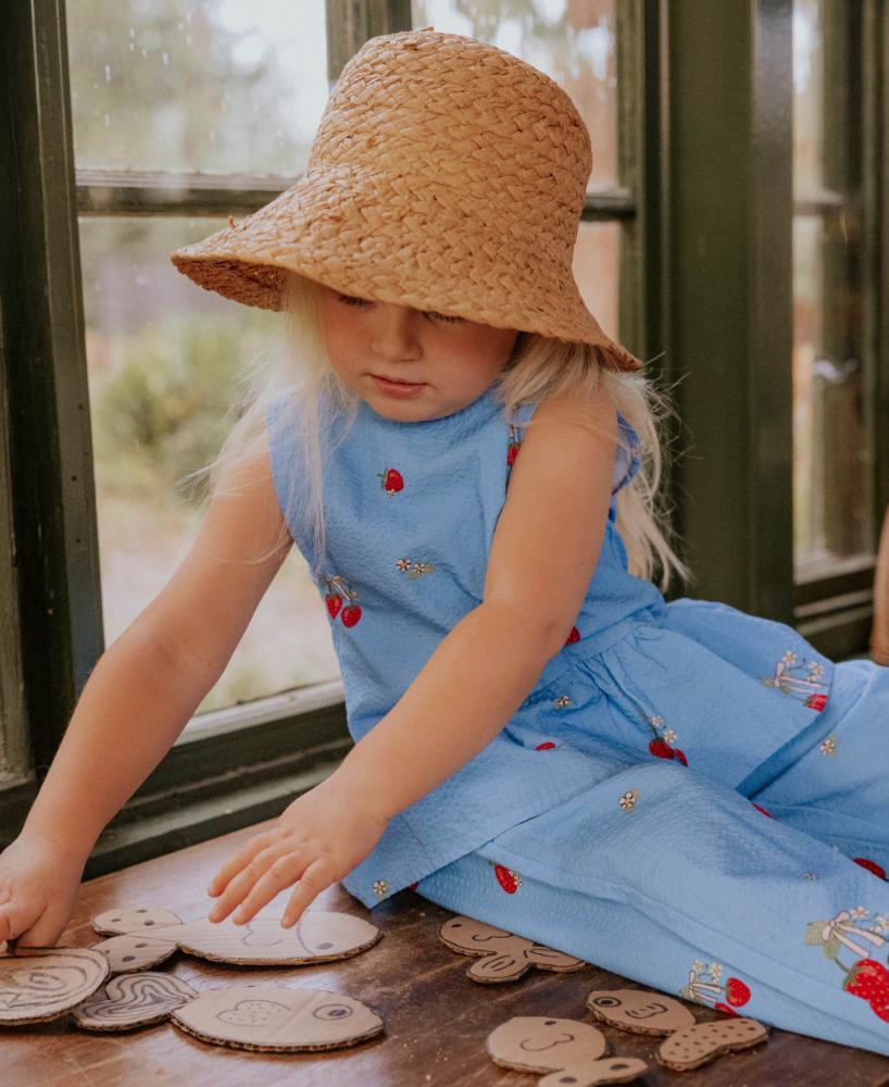 F1973 - ELMA PANT - MARINA BLUE AOP - Extra 3