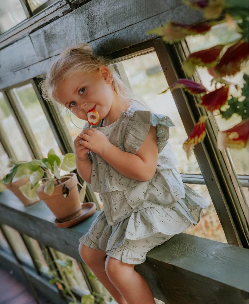 F1984 - HARPER SHORTS - AQUA GRAY - Extra 1