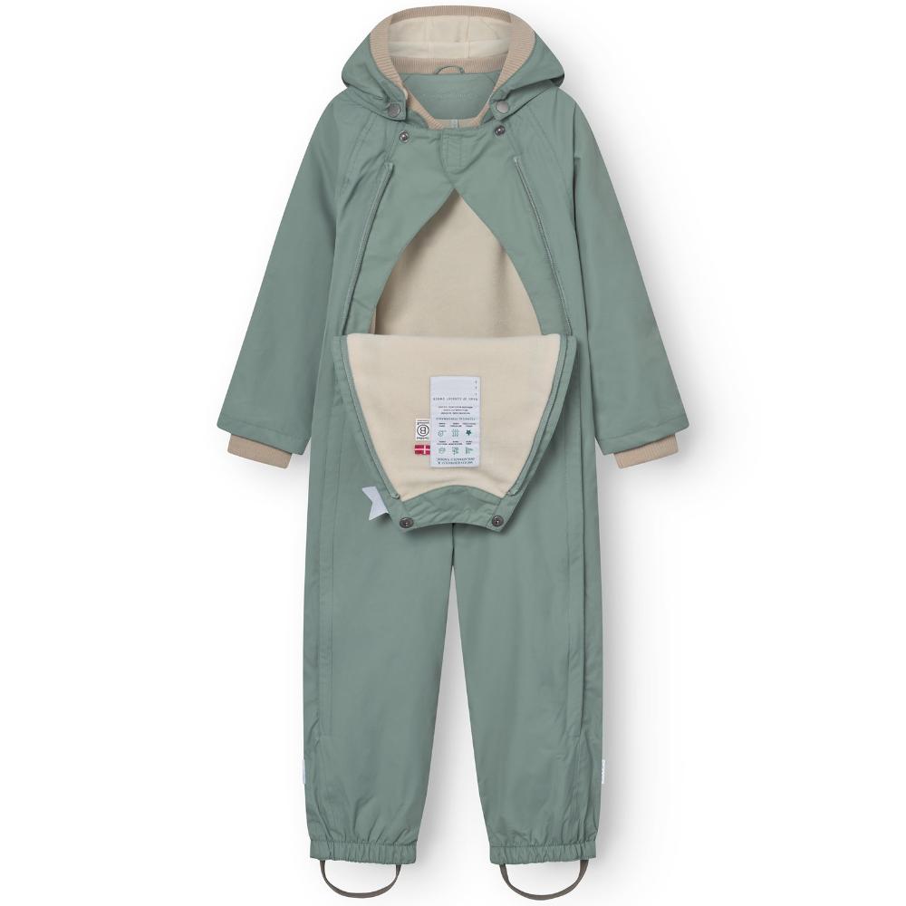 MATWISTO fleece lined coverall GRS Granite green 3