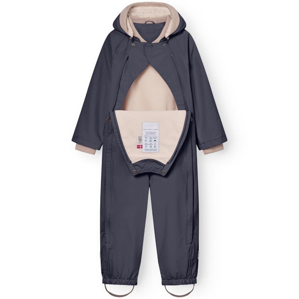 MATWISTO fleece lined coverall GRS Ombre blue 3