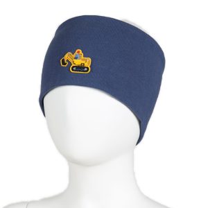 KiVAT pannebånd med vindstopper og gravemaskin - blåbær