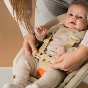Alternative view of KAOS KLAPP® Newborn Seat Recycled - Mocca Brown
