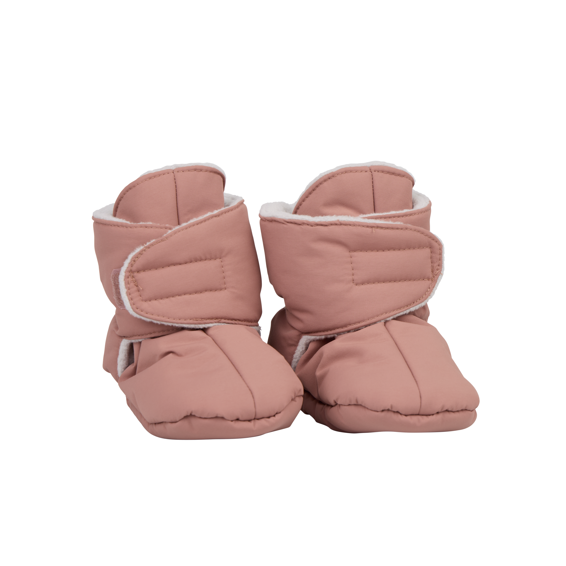 Voksi Baby Mittens - Blush Pink / Light Grey (2026)