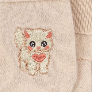 Alternative view of Konges Sløjd Collette Mittens - Rosey