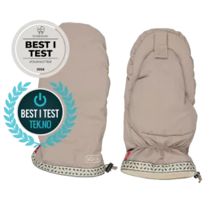 Voksi Stroller Mittens – clay / snow