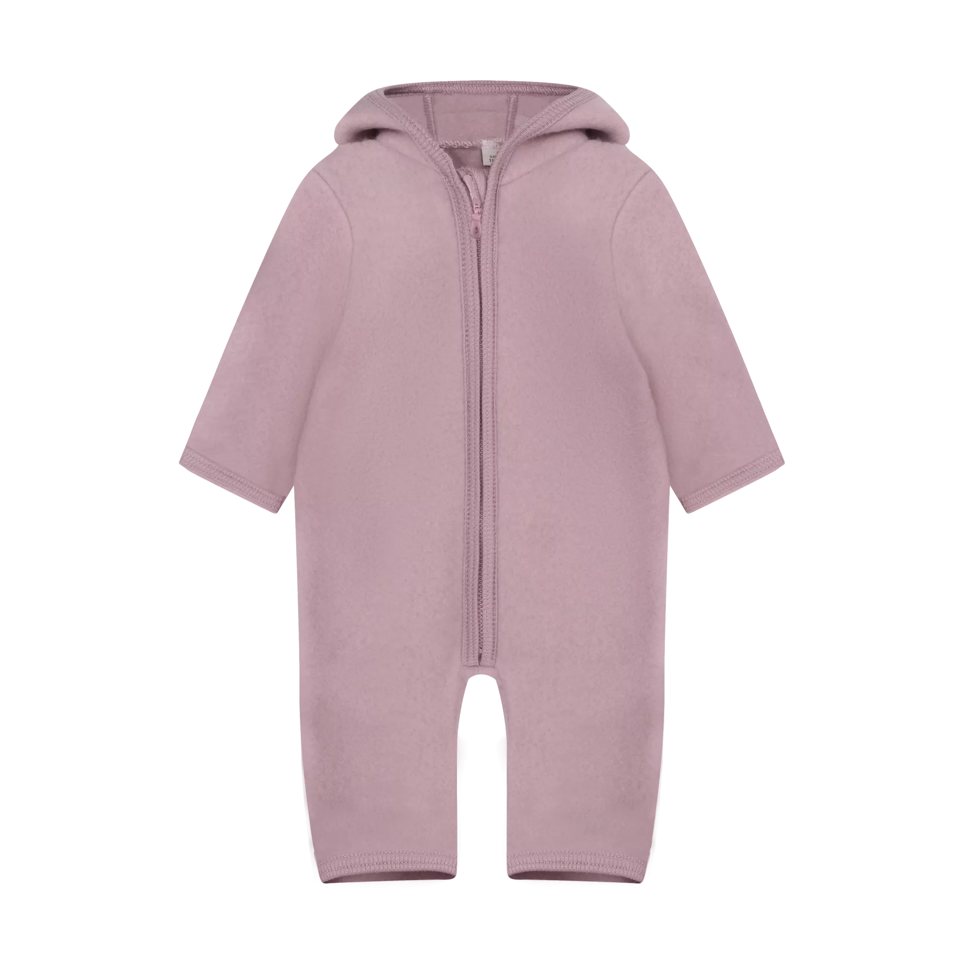 HUTTEliHUT Pram Suit Ears Wool Fleece - Woodrose
