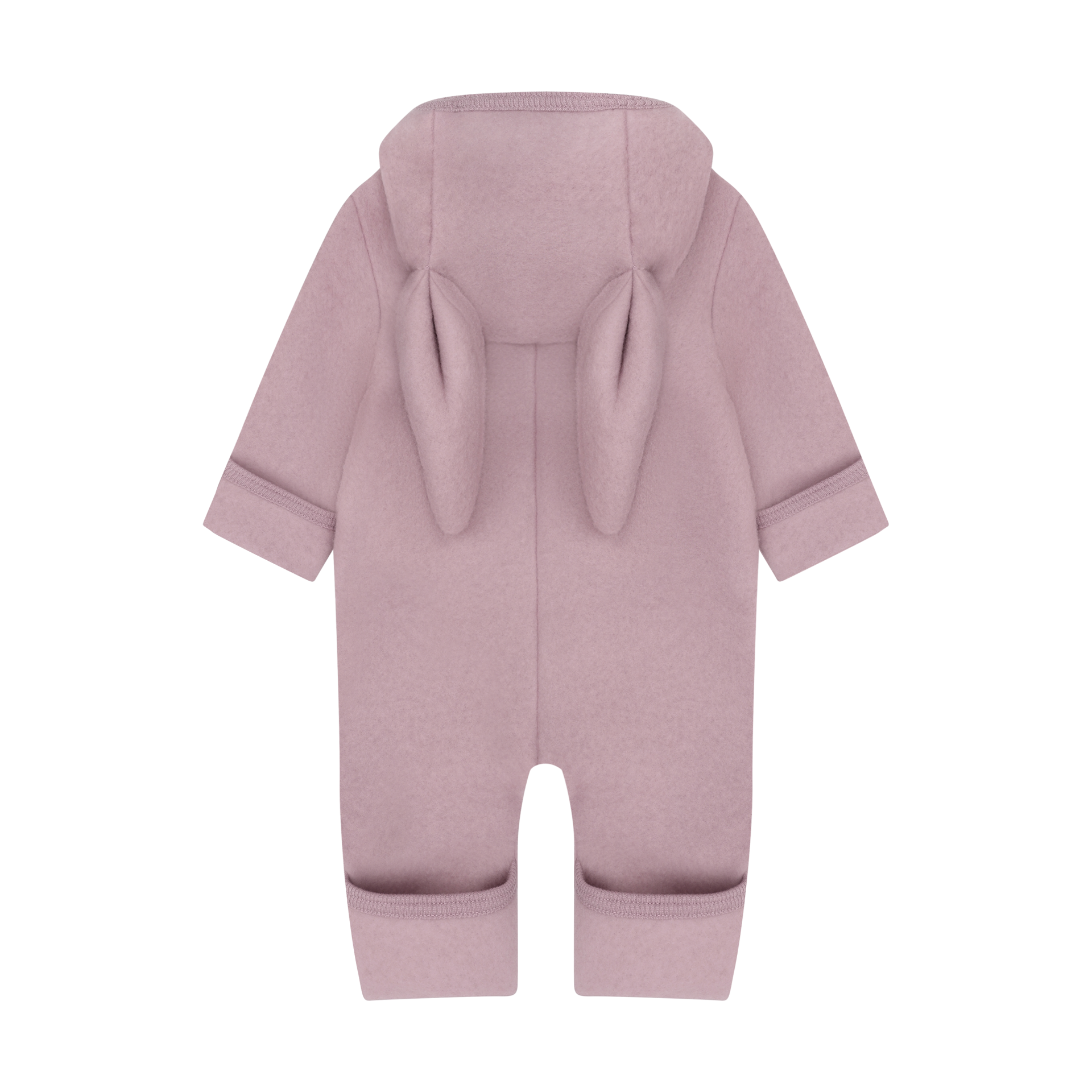 HUTTEliHUT Pram Suit Ears Wool Fleece - Woodrose - Bilde 2