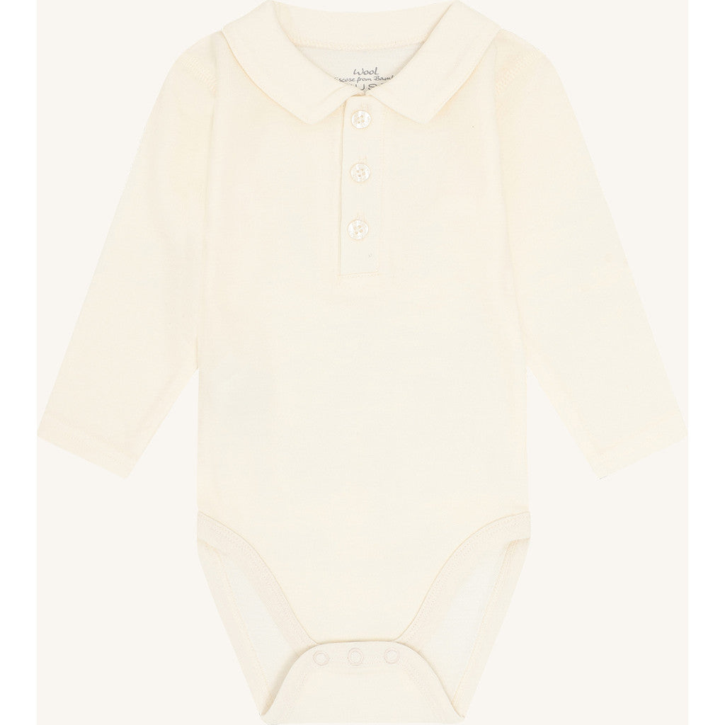 Hust & Claire Baldur body ull/bambus – Ivory