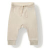 Hust & Claire Gaby joggebukse ull/bambus – Off White