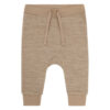 Hust & Claire Gaby joggebukse ull/bambus – Biscuit