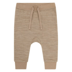 Hust & Claire Gaby joggebukse ull/bambus – Biscuit