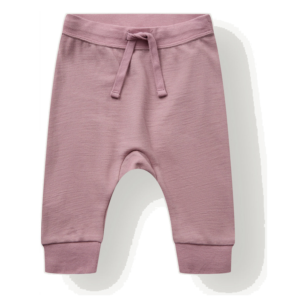 Hust & Claire Gaby joggebukse ull/bambus – Heather