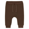 Hust & Claire Gaby joggebukse ull/bambus – Chocolate