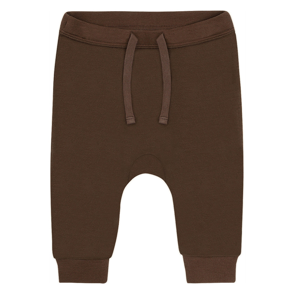 Hust & Claire Gaby joggebukse ull/bambus – Chocolate