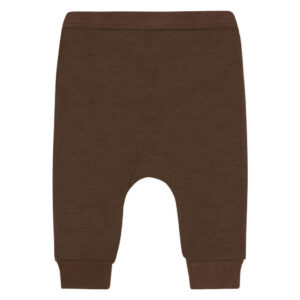 Hust & Claire Gaby joggebukse ull/bambus – Chocolate