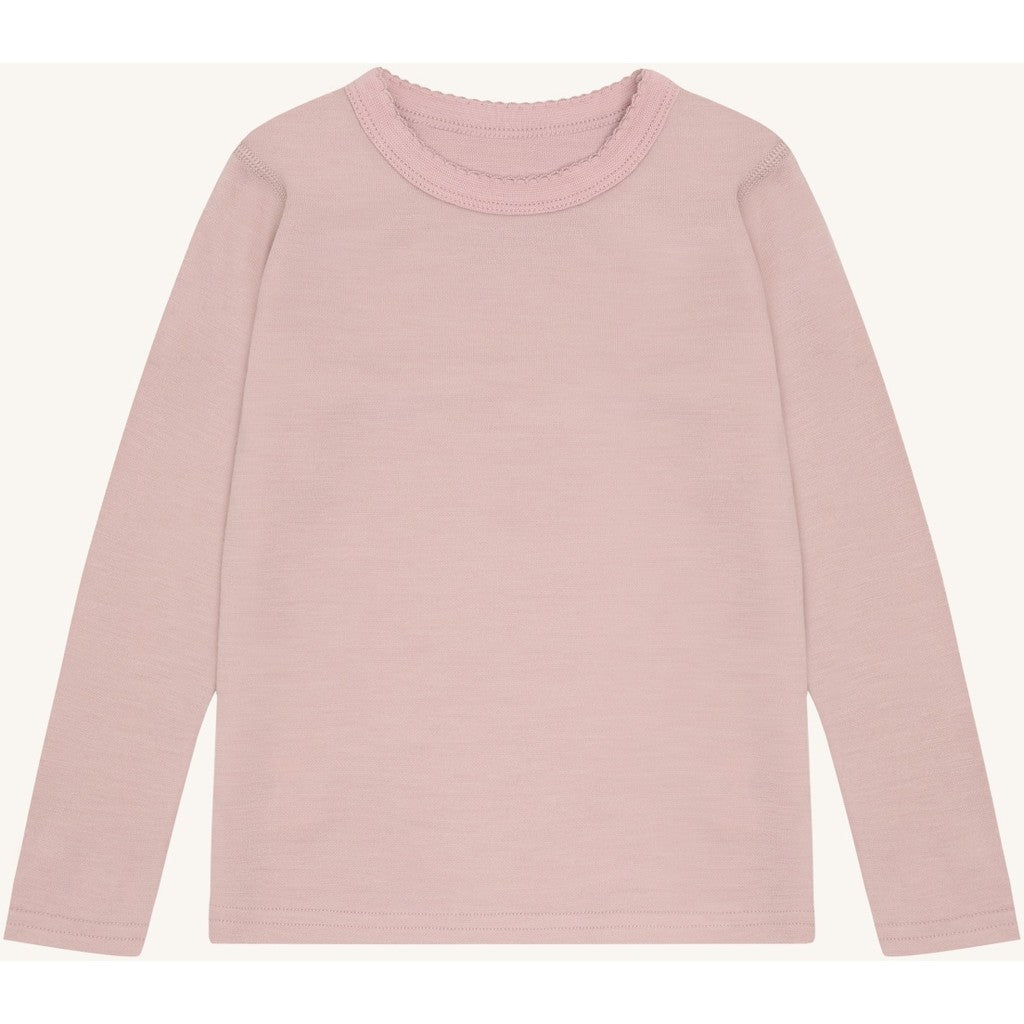 Hust & Claire Abba genser ull/bambus – Dusty Rose