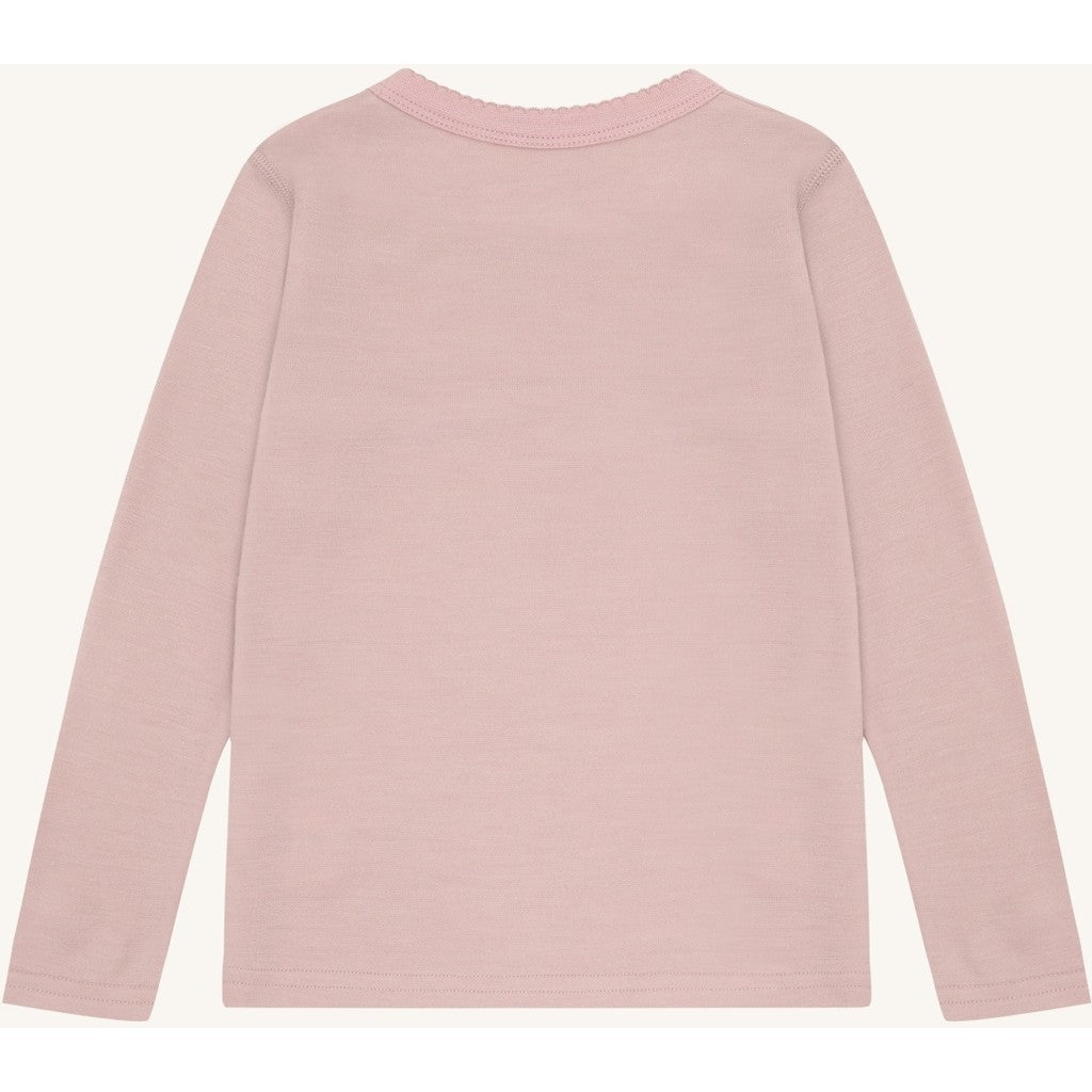 Hust & Claire Abba genser ull/bambus – Dusty Rose