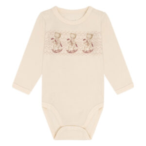 Hust & Claire Baloo Teddy body ull/bambus – Off White