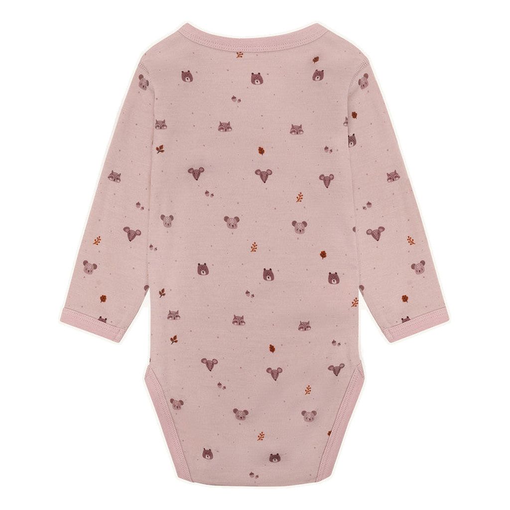 Hust & Claire Baloo Forest body ull/bambus – Dusty Rose