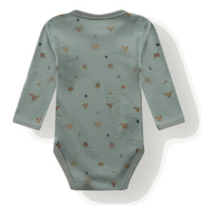 Hust & Claire Baloo Forest body ull/bambus – Slate Green