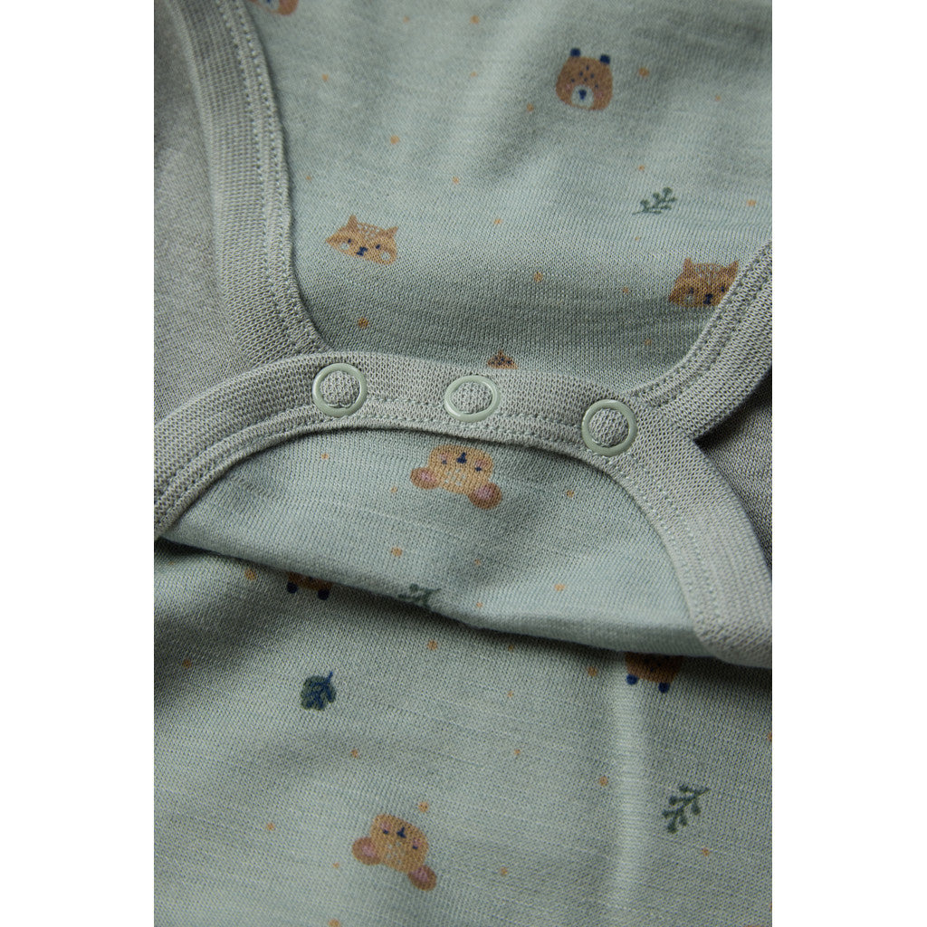 Hust & Claire Baloo Forest body ull/bambus – Slate Green
