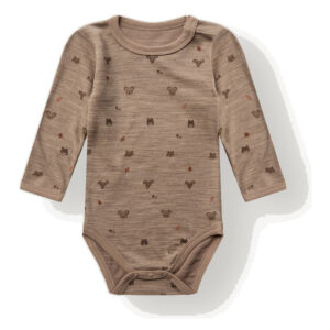 Hust & Claire Baloo Forest body ull/bambus – Biscuit