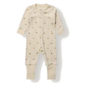 Hust & Claire Manu Forest heldress ull/bambus – Off White