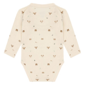 Hust & Claire Baloo Wrap Forest omslagsbody ull/bambus – Off White