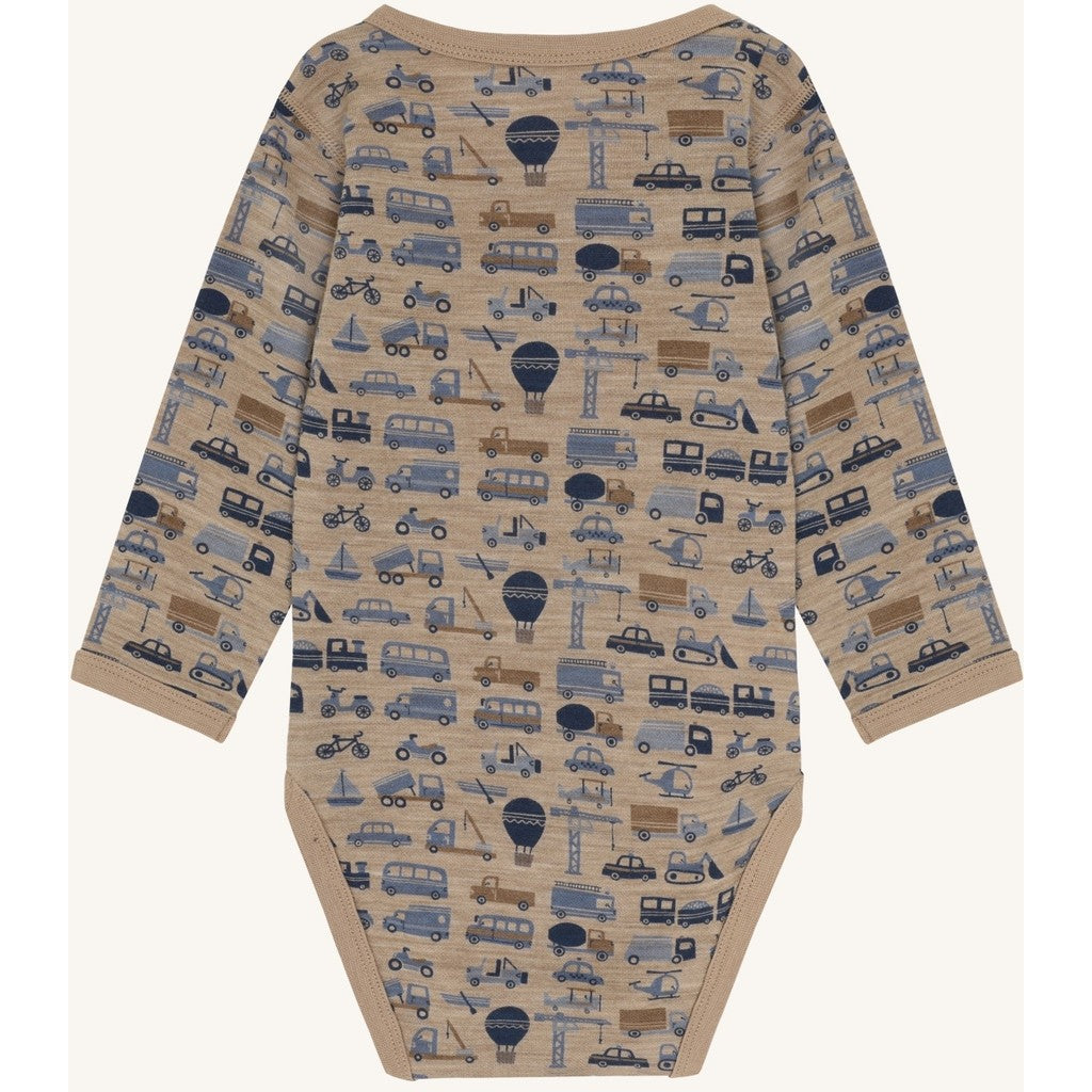 Hust & Claire Baloo Work body ull/bambus – Biscuit