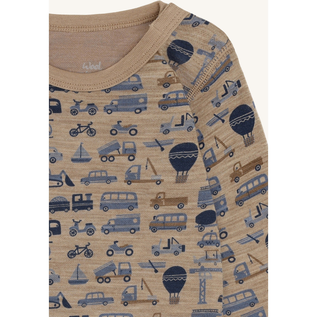 Hust & Claire Baloo Work body ull/bambus – Biscuit