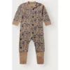 Hust & Claire Manu Zip Work heldress ull/bambus – Biscuit