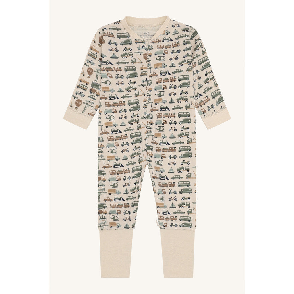 Hust & Claire Manu Zip Work heldress ull/bambus – French Oak
