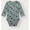 Hust & Claire Baloo Dino body ull/bambus – Slate Green