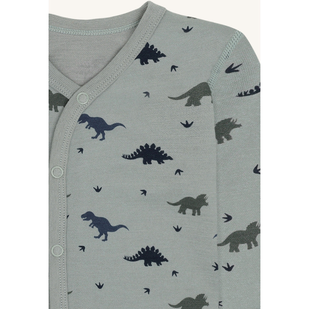 Hust & Claire Manu Dino heldress ull/bambus – Slate Green