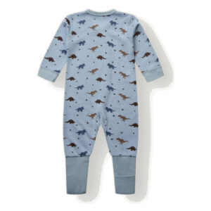 Hust & Claire Manu Dino heldress ull/bambus – Baby Blue