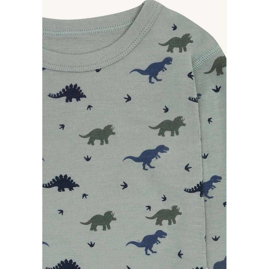 Hust & Claire Abba Dino genser ull/bambus – Slate Green