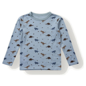 Hust & Claire Abba Dino genser ull/bambus – Baby Blue