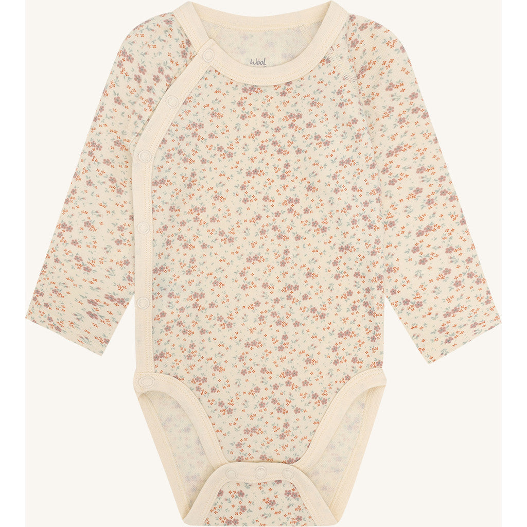 Hust & Claire Baloo Wrap Tiny omslagsbody ull/bambus – Off White