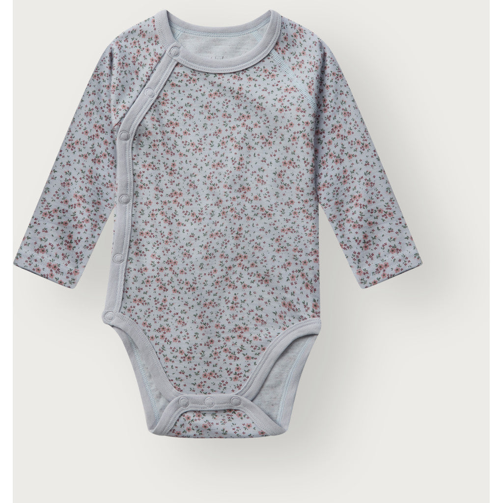 Hust & Claire Baloo Wrap Tiny omslagsbody ull/bambus – A Bit Blue