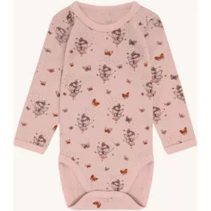 Hust & Claire Baloo Fairy body ull/bambus – Dusty Rose