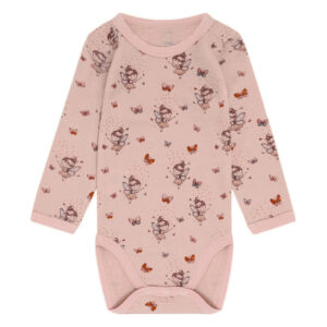 Hust & Claire Baloo Fairy body ull/bambus – Dusty Rose