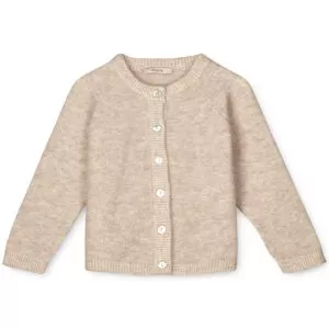 Fliink Star alpaca cardigan - sandshell