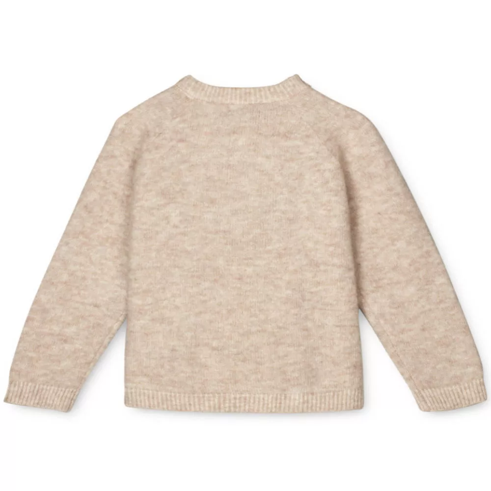 Fliink Star alpaca cardigan - sandshell - Bilde 2
