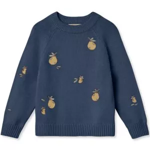 Fliink Mahdi pear pullover - insigna blue