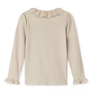 Alternative view of Fliink Kenna lace ls blouse - sandshell