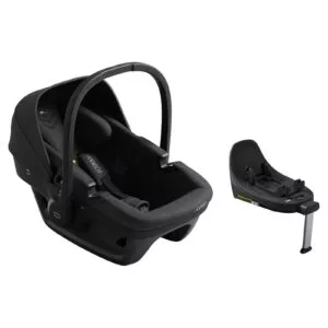 Axkid Zero Pro + Zero base pakke - Coastal Storm Black – babybilstol og ISOFIX-base